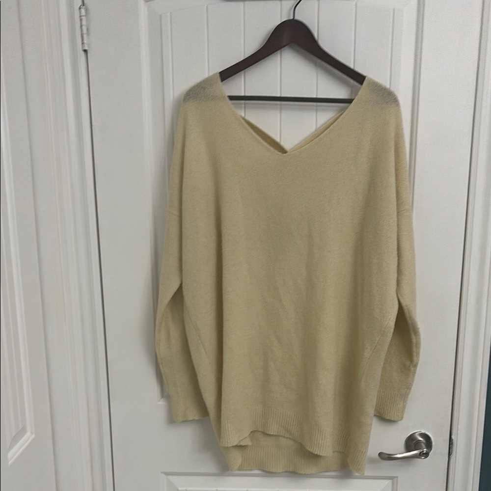 DREAMERS Tunic Sweater with Criss Cross Back